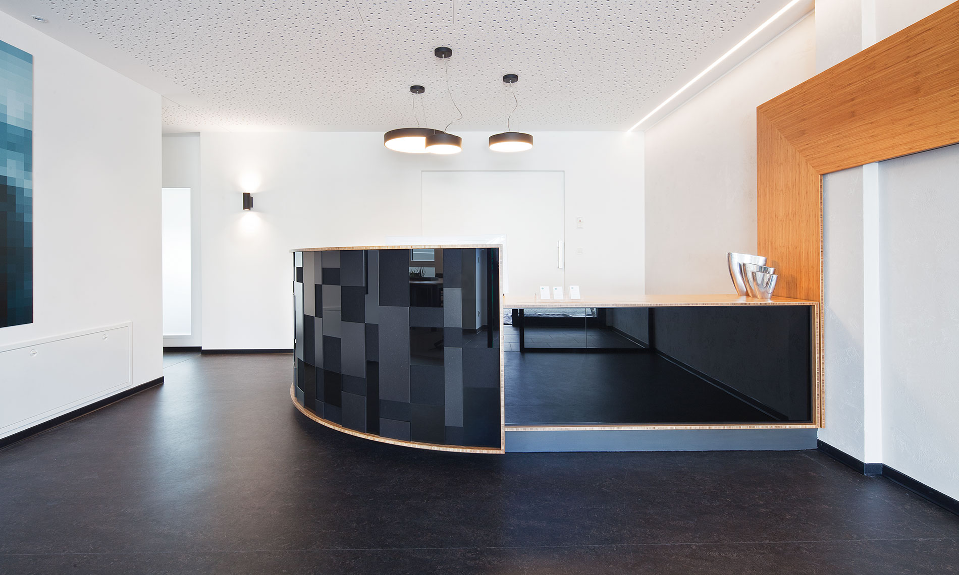 Wartebereich einer Zahnarztpraxis in Witten